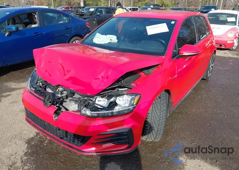 2018 Volkswagen Golf Gti 2.0T Autobahn/2.0T S/2.0T Se z USA, uszkodzony, nr VIN 3VW447AU2JM288261